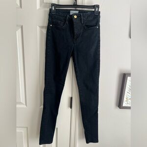 Dark denim Frame le skinny jeans sz 1